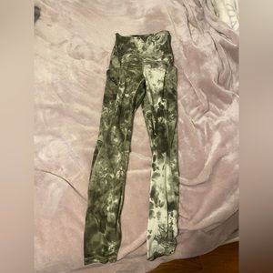 The dye lulu lemon leggings